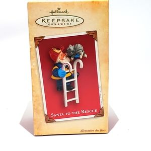 Hallmark Keepsake Ornament Santa To The Rescue!! 2004